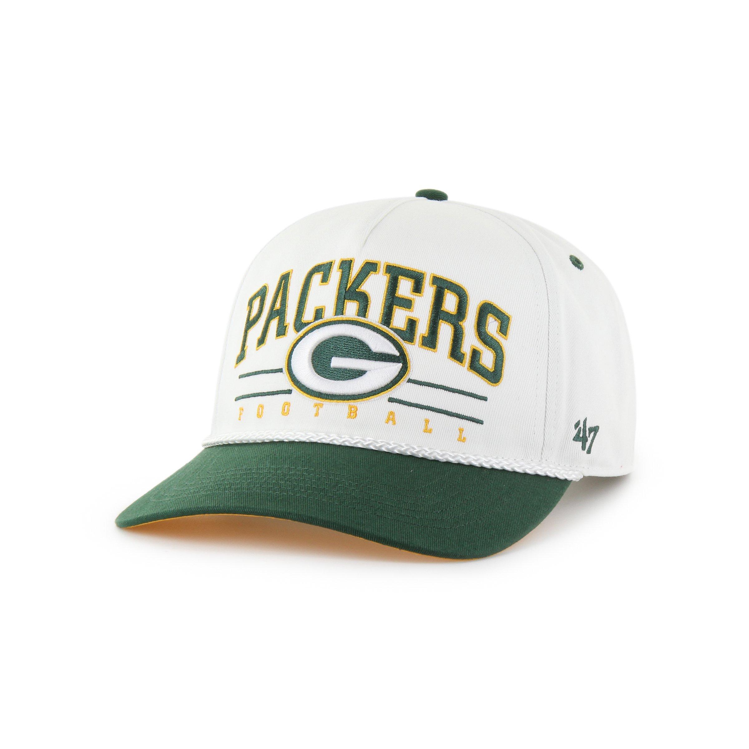 47 Green Bay Packers Roscoe Hitch Snapback Cap - White - WHITE